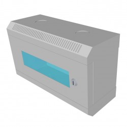 10" rack jednodílný 4U/140 DATACOM Šedý Skl.dv. 7020