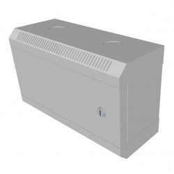 10" rack jednodílný 4U/140 DATACOM Šedý plech.dveře 7025