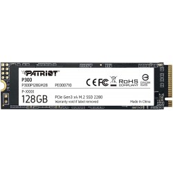 SSD 128GB PATRIOT P300 M.2 2280 PCIe NVMe P300P128GM28