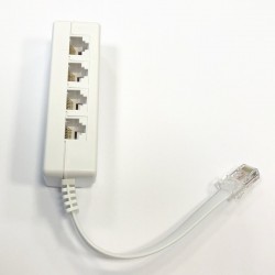 DATACOM Rozčtverka UTP CAT3  4xRJ45 (8p2c-1M/4F) 4207