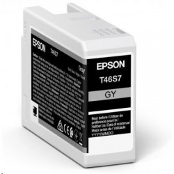 Epson originál ink C13T46S700, gray, Epson SureColor P706,SC-P700