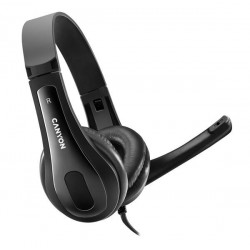 Canyon CNS-CHSU1B, PC Headset, USB, slúchadla s mikrofónom,...