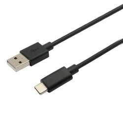 Kabel C-TECH USB 2.0 AM na Type-C kabel (AM/CM), 2m, černý...