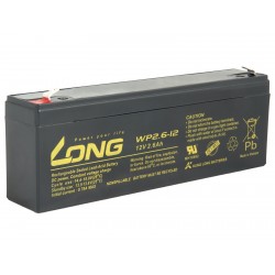 LONG baterie 12V 2,6Ah F1 (WP2.6-12) PBLO-12V002,6-F1A