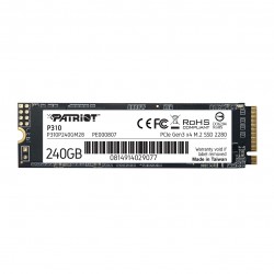 SSD 240GB PATRIOT P310 M.2 NVMe, Gen3x4 P310P240GM28
