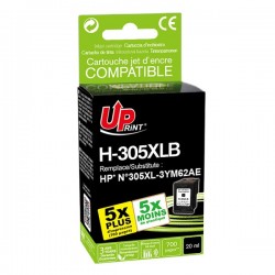 UPrint kompatibil. ink s 3YM62AE, black, 700str., H-305XLB, High...