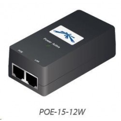 UBNT POE-15-12W [PoE adaptér 15V/0,8A (12W), vč. napájecího kabelu]...