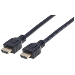 Manhattan kábel pre monitory HDMI/HDMI V2.0 M/M Ethernet 3m čierny...