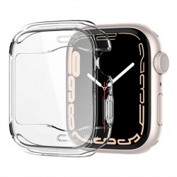 Spigen kryt Ultra Hybrid pre Apple Watch 7 45mm - Crystal Clear...