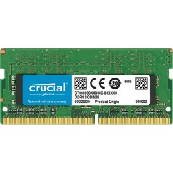 8GB DDR4 2400 MT/s (PC4-19200) CL17 SR x8 Unbuffered SODIMM 260pin...