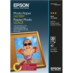 Epson Glossy Photo Paper, foto papier, lesklý, biely, Stylus Color,...