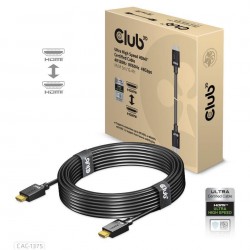 Club3D HDMI kabel, 4K120Hz 8K60Hz 48Gbps M/M 5m/16.4ft CAC-1375