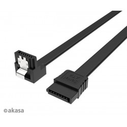 AKASA kabel SATA3, pravoúhlý, 50 cm AK-CBSA09-05BK