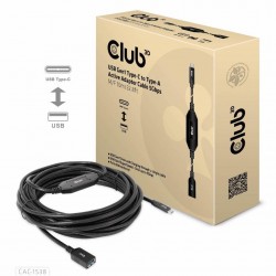 Club3D Kabel USB-C na USB-A, 5 Gbps (M/F), 10m CAC-1538