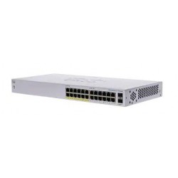 Cisco switch CBS110-24PP, 24xGbE RJ45, 2xSFP (combo with 2 GbE),...