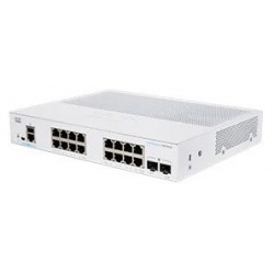 Cisco switch CBS250-16T-2G, 16xGbE RJ45, 2xSFP, fanless - REFRESH...