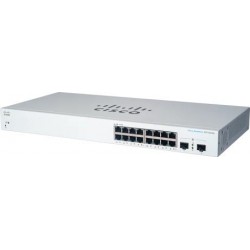 Cisco switch CBS220-16T-2G, 16xGbE RJ45, 2xSFP, fanless - REFRESH...