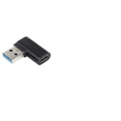 PremiumCord zahnutá 90° redukce USB-C Female na USB3.0 typ A Male...