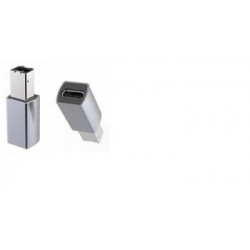 PremiumCord Aluminium USB C female - USB2.0 B Male adaptér kur31-23