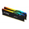 KINGSTON 64GB 5600MHz DDR5 CL40 DIMM (Kit of 2) FURY Beast RGB KF556C40BBAK2-64