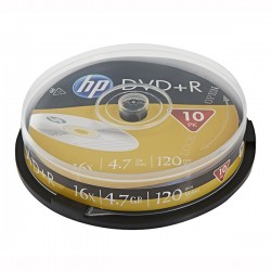 HP DVD-R, DME00026-3, 4.7GB, 16x, cake box, 10-pack, bez možnosti...