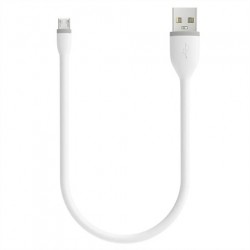 Satechi kábel Flexible USB to Micro USB 0.25m - White ST-FCM10W