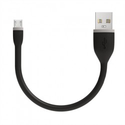 Satechi kábel Flexible USB to Micro USB 0.15m - Black ST-FCM6B