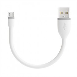 Satechi kábel Flexible USB to Micro USB 0.15m - White ST-FCM6W