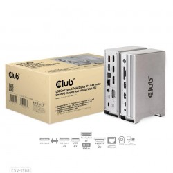 Club3D Dokovací stanice USB-C, Triple Display DP Alt mode...