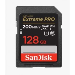 SanDisk SDXC karta 128GB Extreme PRO (200 MB/s Class 10, UHS-I U3...