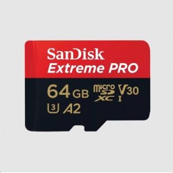 SanDisk micro SDXC karta 64GB Extreme PRO (200 MB/s Class 10, UHS-I...