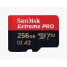 SanDisk micro SDXC karta 256GB Extreme PRO (200 MB/s Class 10, UHS-I U3 V30) + adaptér SDSQXCD-256G-GN6MA