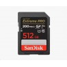 SanDisk SDXC karta 512GB Extreme PRO (200 MB/s Class 10, UHS-I U3 V30) SDSDXXD-512G-GN4IN