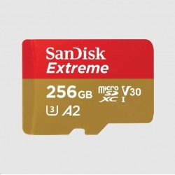 SanDisk micro SDXC karta 256GB Extreme (190 MB/s Class 10, UHS-I U3...