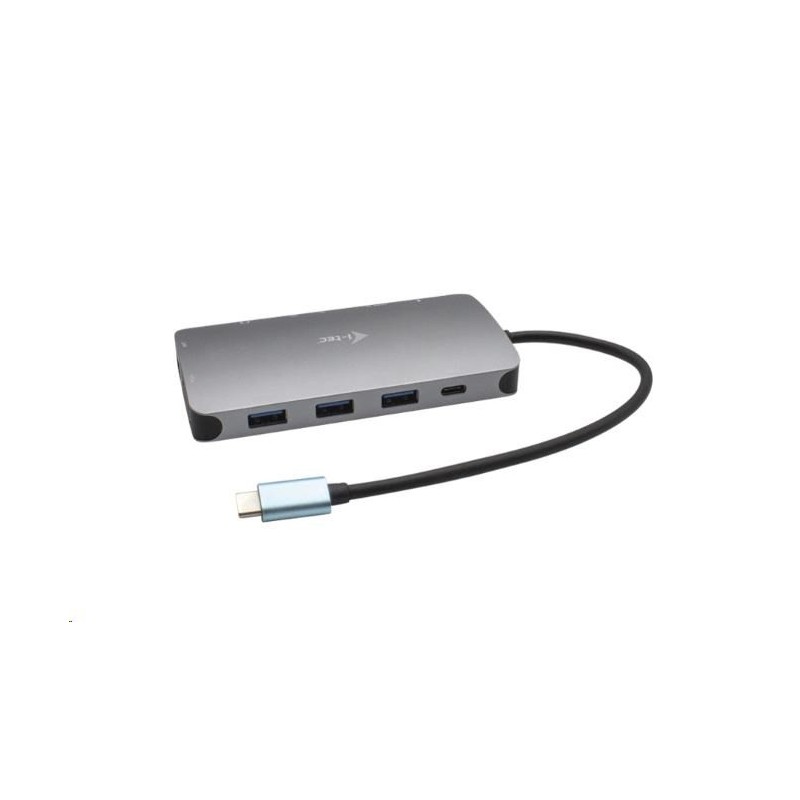 USB-C Nano Docking Station - 2x HDMI (4K@60Hz), 100W PD, Gigabit Ethernet, 4x USB Ports