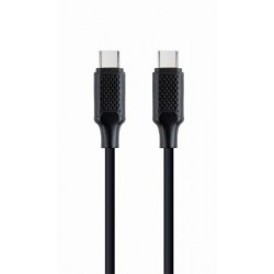 Gembird kábel USB-C (M) na USB-C (M), 100W, PD, 1.5 m, čierny...