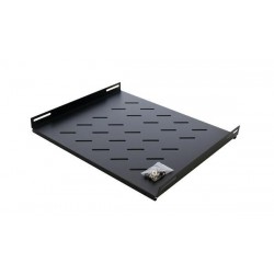 Polica 1U 19" 710mm pevná dierovaná pre rozvádzače GB/GW s hl....