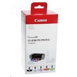 Canon cartridge CLI-8 BK/PC/PM/R/G Multi Pack 0620B027