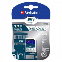Verbatim pamäťová karta Secure Digital Card Pro U3, 32GB, SDHC,...