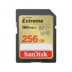 SanDisk Extreme/SDXC/256GB/180MBps/UHS-I U3 / Class 10...