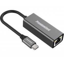 PremiumCord Převodník USB-C na Gigabit kon. RJ45 ku31ether02