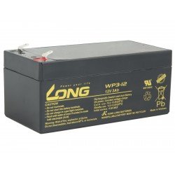 LONG baterie 12V 3Ah F1 (WP3-12) PBLO-12V003-F1