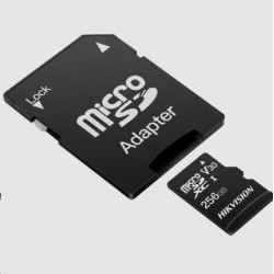 HIKVISION MicroSDHC karta 8GB C1 (R:23MB/s, W:10MB/s) + adapter...