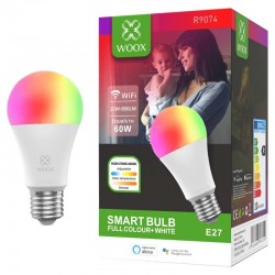 WOOX R9074, WiFi Smart Bulb E27 RGB+CCT WiFi