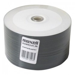 CD-R MAXELL Printable White "BLANK" 700MB 52X 50ks/spindel 624043