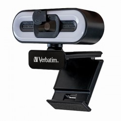 Verbatim Full HD Webkamera 2560x1440, 1920x1080, USB 2.0, čierna 49579