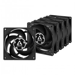 ARCTIC P8 Case Fan - 80mm case fan low noise - Value Pack of 5pcs...