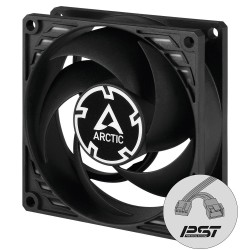 ARCTIC P8 PWM PST CO Case Fan - 80mm standard PWM case fan with...
