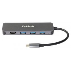D-Link 5-in-1 USB-C Hub with HDMI/Power Delivery DUB-2333
