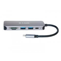 D-Link 5-in-1 USB-C Hub with Card Reader DUB-2325/E